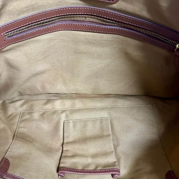 Elegant and rare Ralph Lauren Brown Leather Bag from the Safari collection - Picture 8 of 14